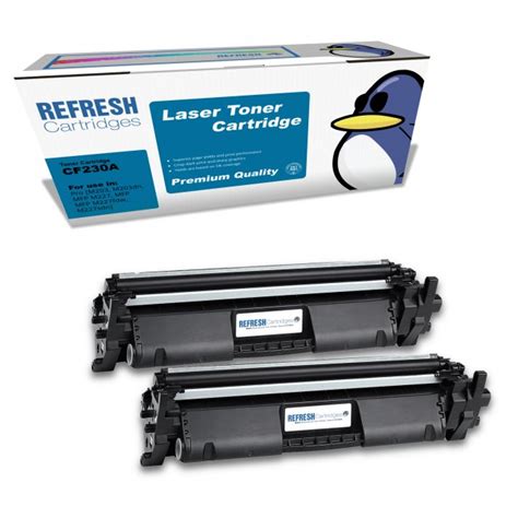 HP 30A Black Remanufactured Toner Cartridge Twin Pack