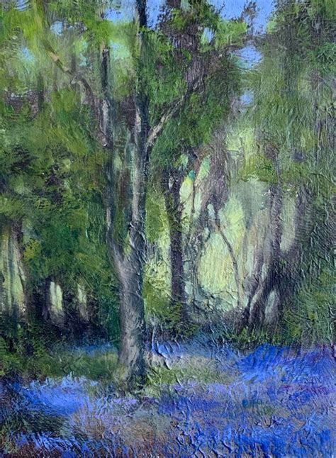 Bluebell Woods Painting