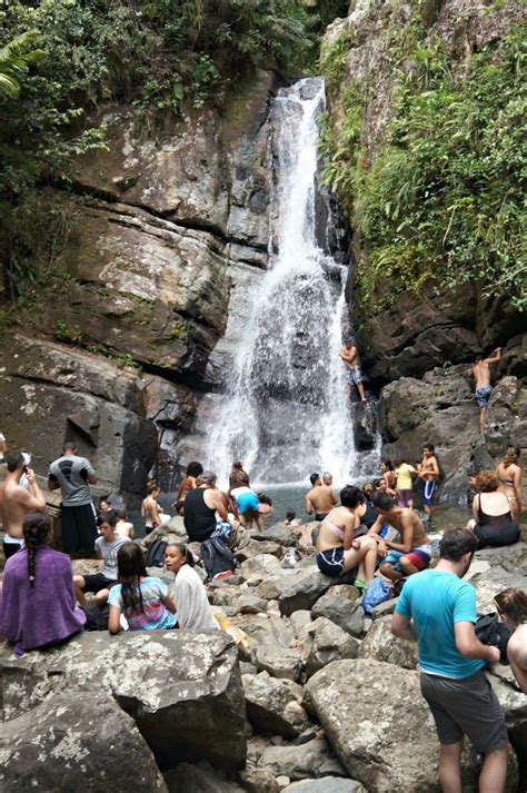 Hiking La Mina Falls Trail and Waterfall - El Yunque Rainforest, Puerto Rico