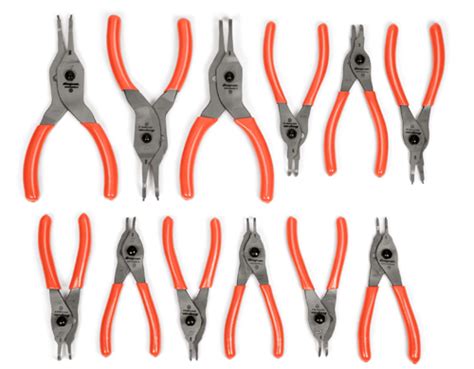 12 pc Snap Ring Pliers Set