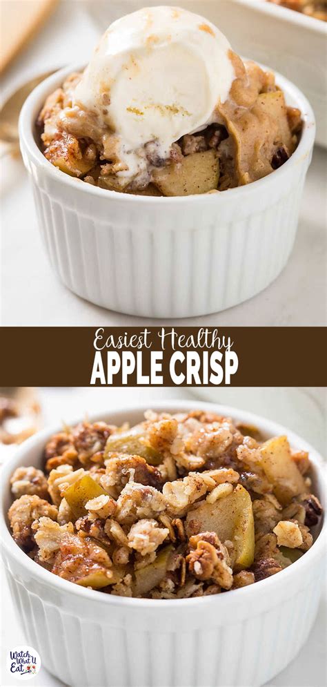 Best-Ever Healthy Apple Crisp Recipe - Watch What U Eat