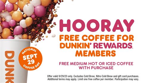 Dunkin’ Celebrates National Coffee Day With Rewards Offer And Little Words Project Collaboration ...