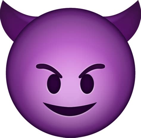 Devil emoji transparent icon png – Clipartix