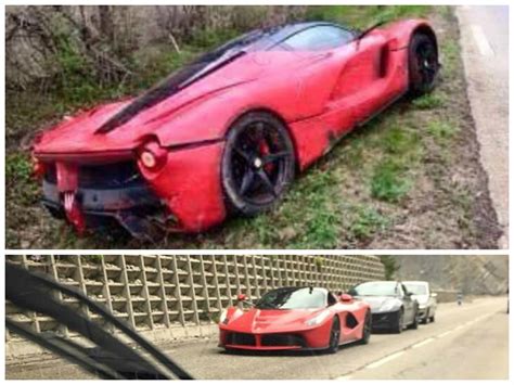 LaFerrari Crashes in France, Goes Off the Road - autoevolution