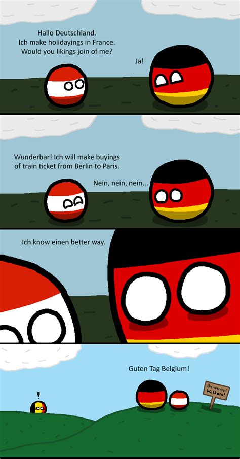 Germany goes on holiday. : r/polandball