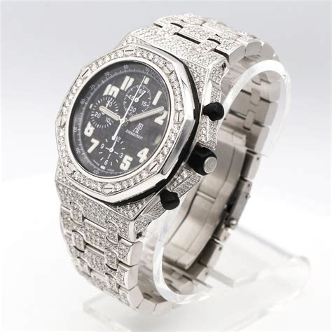 Audemars Piguet Royal Oak Offshore 26170st Black Dial Diamond 42 mm ...