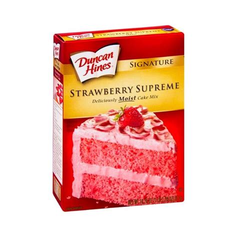 Duncan Hines Strawberry Cake Mix