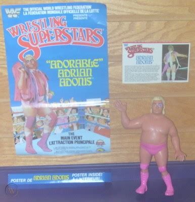 “Adorable” Adrian Adonis WWF LJN Figure Poster Card Lot | #151788929