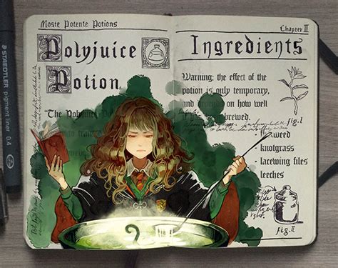 Artist Beautifully Illustrates Magic Spells From ‘Harry Potter’ | DeMilked