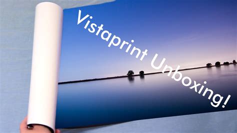 Vistaprint Poster Quality Overview and Unboxing - YouTube