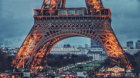 Eiffel tower, paris, france Laptop Full, City, , and Background, HD ...