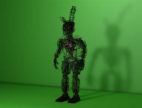 Glass Springtrap. You always gotta be careful with those springlock suits : r/fivenightsatfreddys