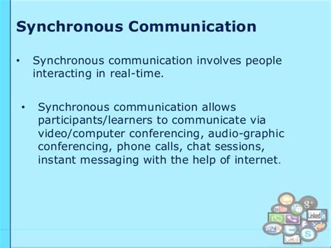 Use of Synchronous Communication in Online Learning _Trupti gawde