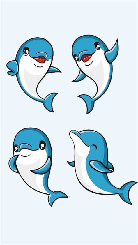 Pin by Riza Alfa on logo | Dolphin drawing, Cartoon sea animals ...