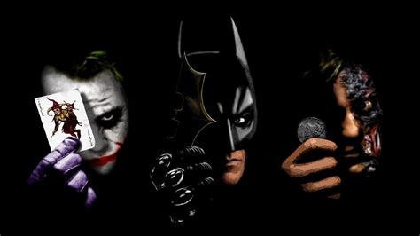 Wallpaper : 1920x1080 px, Batman, Joker, movies, The Dark Knight, Two ...