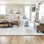 Wood Flooring Ideas for Neutral Living Room - Soul & Lane