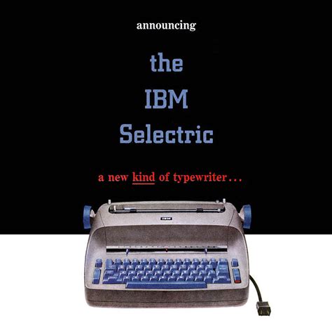 IBM’s Ingenious Solution for a Typewriter with Swappable Fonts – Designlab