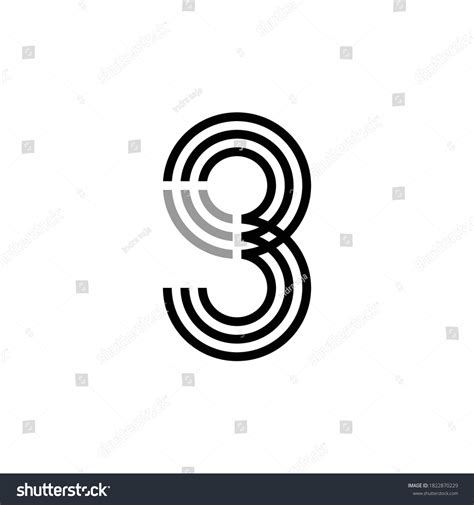 Letter G3 3g Circle Lines Logo Stock Vector (Royalty Free) 1822870229 ...