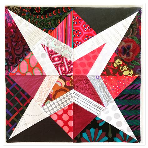 Shooting Star block from Delilah. (Laila Nelson) | Circle quilts, Quilt ...