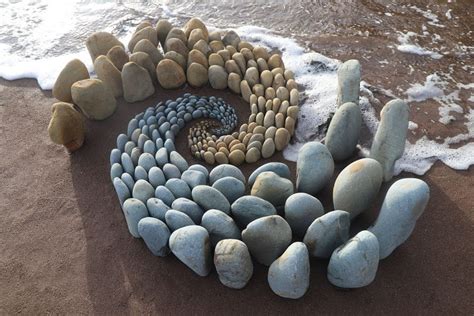 Stunning Beach Stone Arranging Art by Jon Foreman - Design Swan