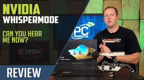 NVIDIA WhisperMode Tested - Quieter Gaming for Notebooks - YouTube