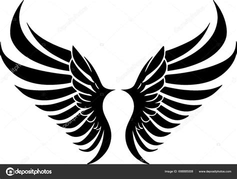 Angel Wings High Quality Vector Logo Vector Illustration Ideal Shirt Stock Vector by ...