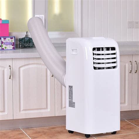 Costway 10000 BTU Portable Air Conditioner Dehumidifier Function Window ...