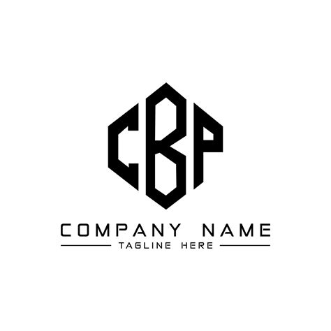 CBP letter logo design with polygon shape. CBP polygon and cube shape ...