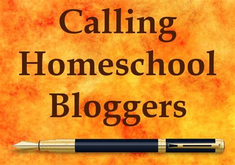 CALLING HOMESCHOOL BLOGGERS! Looking for a few Christian homeschool blogs to list as resources ...