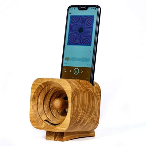 Handmade Wooden Phone Speaker Passive Sound Amplifier Phone - Etsy | Soportes de altavoz ...