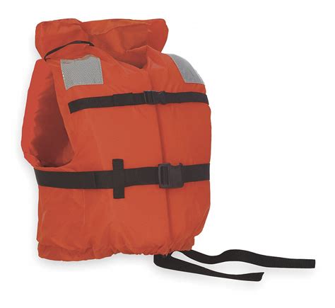 STEARNS Standard Life Jacket, USCG Type I, Foam Flotation Material, Size: Universal - 2FLK2 ...