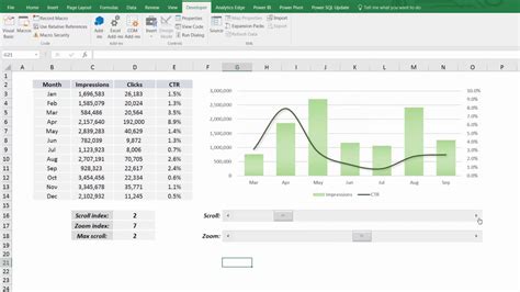 Excel Quick Tip: Interactive Charts with Form Controls - YouTube