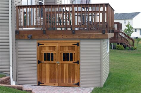 Panofish » Building a Shed under a Deck | Building a shed, Building a deck, Backyard