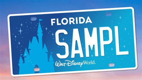 New Disney World license plates now available in Florida