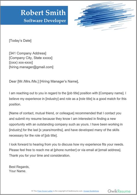 How to Ask and Include A Referral in Your Cover Letter - [ With Examples]