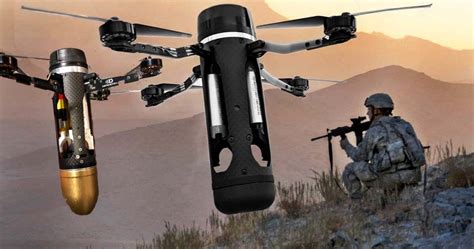 New type of letal portable weapon : drone flying grenades called Drone-40 - https://debuglies.com