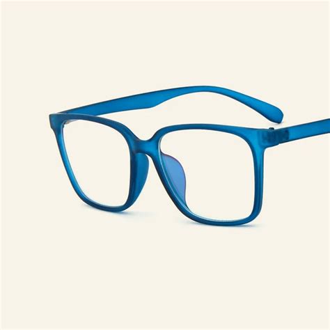 New Fashion Brand Designer Blue Glasses Frames Men And Women Myopia ...