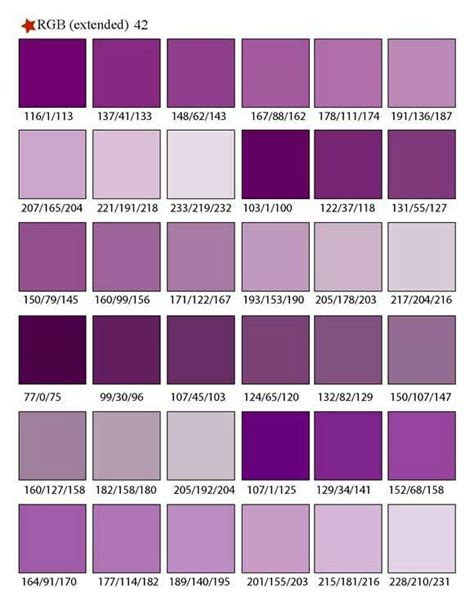 Purple paint chips | Purple color palettes, Purple colour shades, Purple color combinations