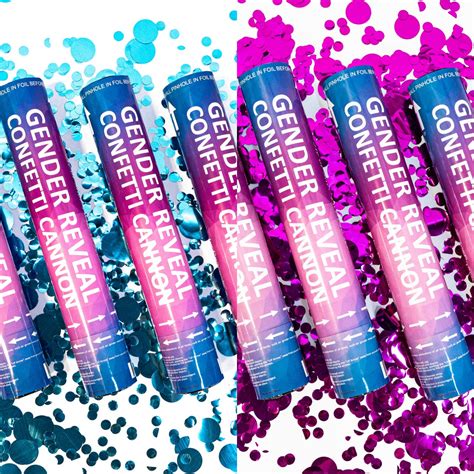 Gender Reveal Confetti Cannons [4 Pack] – G. R. S.