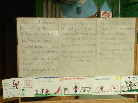 Poem - Recess, Oh Recess! | Book authors, Childrens books, Poems