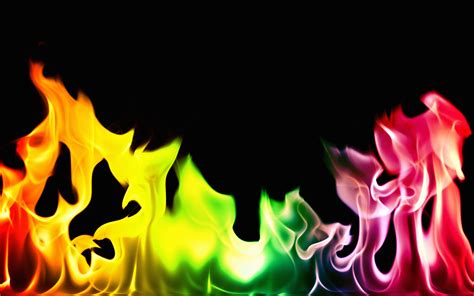 Fire Rainbow Wallpaper