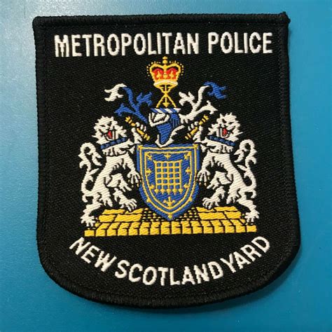 New Scotland Yard Metropolitan Police London England United Kingdom UK Patch | Police patches ...