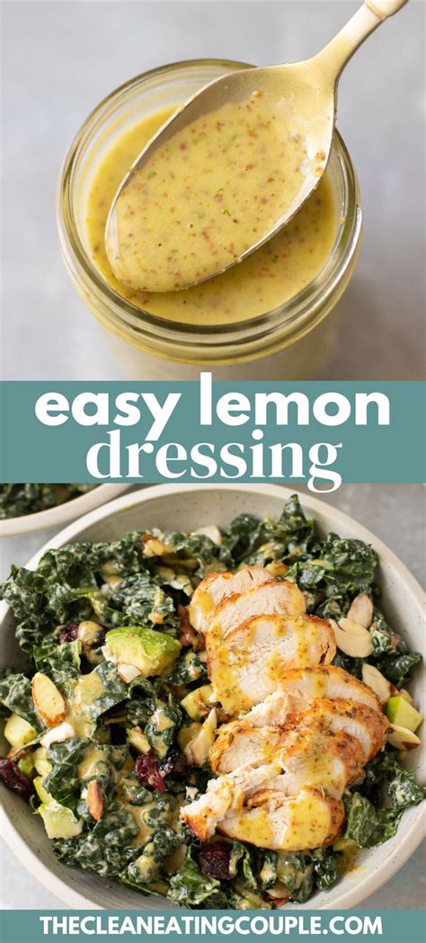 Easy Honey Lemon Dressing | The Clean Eating Couple