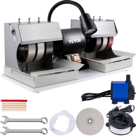 VEVOR 6" Cabbing Machine Lapidary Rock Polisher Sander Grinder 1800rpm ...