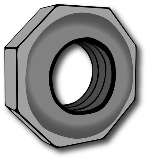 Free vector graphic: Hexagon, Grey, Nut, Metal, Metallic - Free Image on Pixabay - 117164