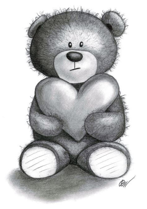 Teddy Bear Drawing - Cliparts.co