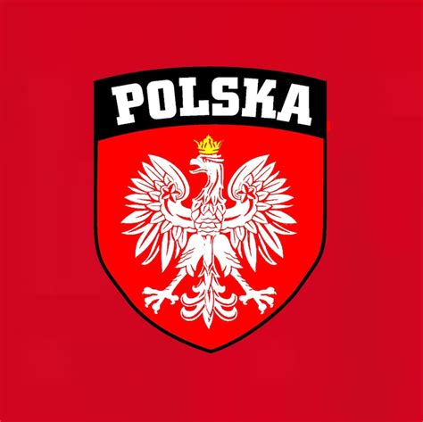 Poland Polska Polish Crest Football Soccer National Team T-shirt all ...