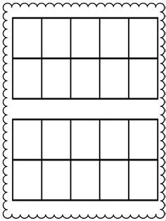 Basic tens frames (SB3964) | Kindergarten worksheets printable, Ten ...