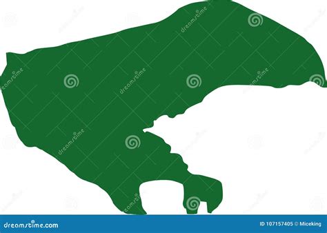 Borkum map vector stock vector. Illustration of island - 107157405