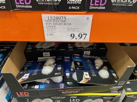 FEIT Electric WiFi Smart Bulb 2-Pack - Costco97.com